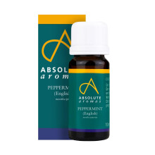 Peppermint, English Essential Oil 10ml - 100% Pure, Natural, Undiluted, Vegan and Cruelty-Free - for use in Diffusers and Aromatherapy Blends