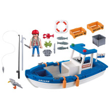 5131 Fishing Boat, Fun Imaginative Role-Play, PlaySets Suitable for Children Ages 4+