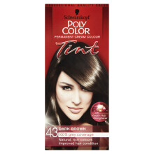 Poly Colour Tint 43 Dark Brown - Pack of 3