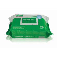 Clinell Antibacterial Hygiene Wipes x 200 Pack