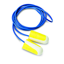 Honeywell 1000106 Howard Leight Bilsom 304L Individually Wrapped Corded Earplugs, Size L, SNR 33 (Box of 100 pairs)