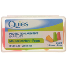 Pair of Foam Earplugs of Earplugs - Pack of 3