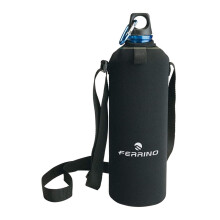 ALU Drink LT. 1 w/Neoprene Pouch/Shoulder Belt Thermos Camping and Hiking, Adults Unisex