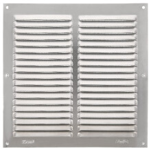 - Square Aluminium Ventilation Grille with Mosquito Net | Ventilation Grille for Air Outlets | Ideal for Ceilings | Dimensions: 200 x 200 mm | Colour: