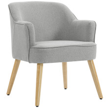 Butaca de Salón Gris 64.5 x 65 x 79.5 cm