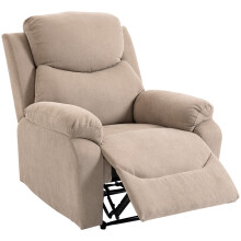 Sillón Reclinable Beige 85 x 93 x 105 cm
