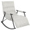 Homcom Silla Mecedora Gris 62 x 100 x 89 cm 1