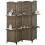 Homcom Biombo Marrón 160 x 1.6 x 170 cm 1
