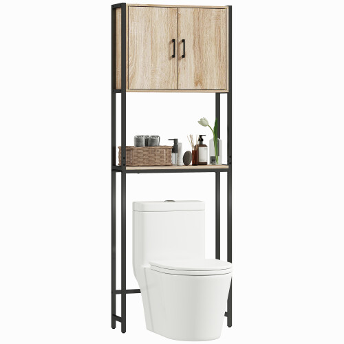 Mueble sobre Inodoro Marrón 64 x 19 x 178 cm