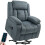 Homcom Sillón Elevador Gris 92 x 94 x 105 cm 1