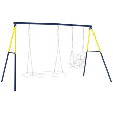 Estructura Columpio Infantil Azul 260 x 160 x 178 cm