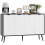 Homcom Aparador Negro 120 x 35 x 77.4 cm 1