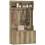 Homcom Perchero Zapatero Marrón 100 x 38 x 172 cm 1