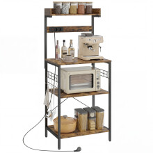 Estantería de Cocina Marrón 60 x 42 x 137 cm