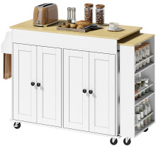 Isla de Cocina Blanco 189.2 x 50 x 87.8 cm