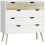 Homcom Cómoda Bicolor 99 x 39 x 101 cm 1