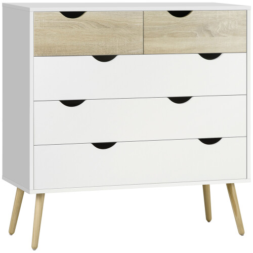 Homcom Cómoda Bicolor 99 x 39 x 101 cm