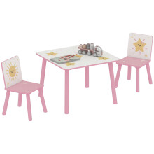 Mesa para Niño Rosa 60 x 60 x 44 cm