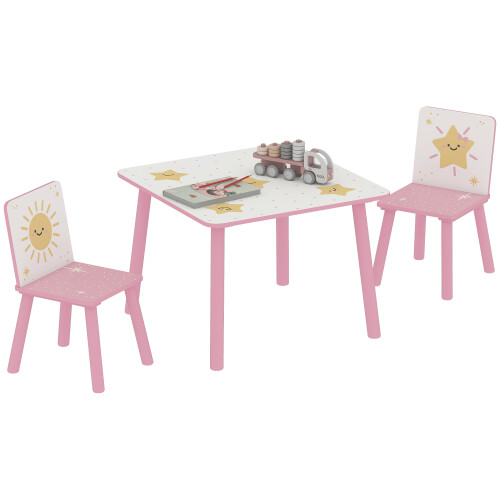 Mesa para Niño Rosa 60 x 60 x 44 cm