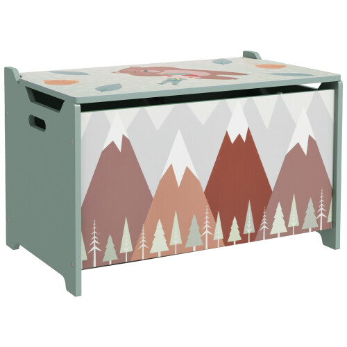 ZONEKIZ Cajas de Almacenamiento Verde 60 x 37 x 39 cm