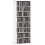 Homcom Estantería para CD Blanco 58 x 24 x 126.3 cm 1