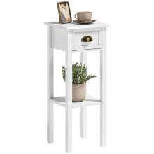 Mesa Auxiliar Blanco 30 x 30 x 75 cm