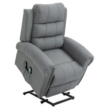 Sillón Elevador Gris 90 x 91 x 106 cm