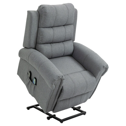 Homcom Sillón Elevador Gris 90 x 91 x 106 cm