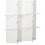 Homcom Biombo Separador Blanco 181 x 1.6 x 180 cm 1