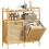 Homcom Mueble Ropa Sucia Marrón 82 x 33 x 88 cm 1