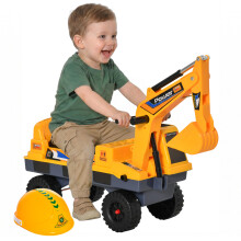 Tractor sin Pedales Infantil Amarillo 90 x 28 x 58 cm