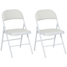 Sillas Plegable Blanco 45 x 46 x 78 cm