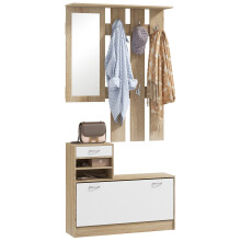 Mueble de Entrada Marrón 90 x 10 x 91 cm