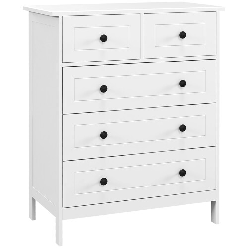 Homcom Cajonera Blanco 74 x 40 x 91 cm