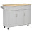 Homcom Isla de Cocina Gris 121 x 46 x 91 cm 1