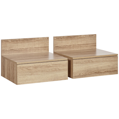 Homcom Mesillas de Noche Marrón 43 x 36.5 x 30.5 cm
