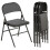 Homcom Sillas Plegable Negro 45 x 46 x 78 cm 1