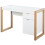 Homcom Mesa de Escritorio Blanco 112.5 x 50 x 75.5 cm 1