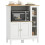 Homcom Aparador para Microonda Blanco 80 x 35 x 97 cm 1