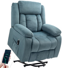 Sillón Elevador Azul 92 x 94 x 105 cm