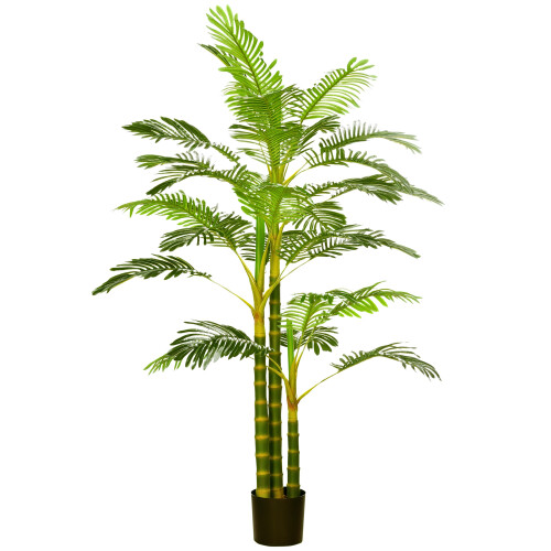 Homcom Planta Artificial Verde 19.5 x 19.5 x 190 cm
