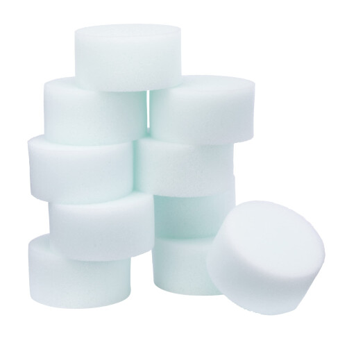 Face Paint High Density Foam Make-Up Sponges, 10 Pack, White, One Size 1