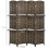 Homcom Biombo Marrón 160 x 1.6 x 170 cm 6