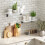 Homcom Mesas Plegables Pared Blanco 80 x 40 x 16.5 cm 5