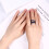 Silicone Wedding Ring for Women 3mm Thin Braided 6 Pack 5