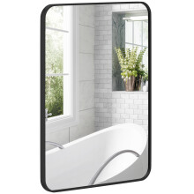 Espejo de Baño Negro 60 x 2.5 x 80 cm