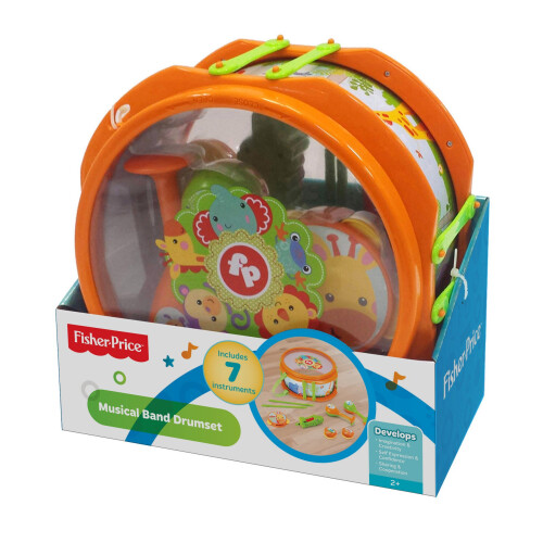 Fisher-Price FISHER PRICE KFP2136 Musical Band Drum Set 2