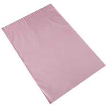12 x 16-Inch Plastic Mailing Postal Bag - Pink (Pack of 100)