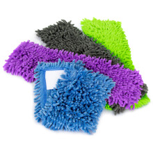 COM-FOUR 4X Replacement Cover for Floor Wipers - Wiper Cover Made of Microfibre Chenille for Thorough Cleaning of Your Living Space (04 Pieces -