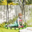 Columpio Infantil Negro 100 x 100 x 180 cm 2